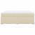 Pat box spring cu saltea, crem, 200x200 cm, textil GartenMobel Dekor