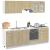 Set dulap de bucătărie “Lyon”, 8 piese, stejar sonoma GartenMobel Dekor