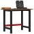 Banc lucru maro 100x60x81,5 cm lemn masiv stejar dreptunghi GartenMobel Dekor