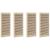 Uși de cabinet 4 pcs Maro 110 x 49.5 x 2.1 cm Lemn masiv de pin GartenMobel Dekor