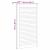 Uși de cabinet 4 pcs Maro 110 x 59.5 x 2.1 cm Lemn masiv de pin GartenMobel Dekor