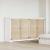 Uși de cabinet 4 pcs Maro 110 x 59.5 x 2.1 cm Lemn masiv de pin GartenMobel Dekor