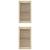 Uși de cabinet Other cu ușă 4 pcs Maro 140.5 x 39.5 x 2.1 cm GartenMobel Dekor
