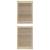 Uși de cabinet Other cu ușă 4 pcs Maro 140.5 x 49.5 x 2.1 cm GartenMobel Dekor