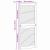 Uși de cabinet Other cu ușă 4 pcs Maro 140.5 x 59.5 x 2.1 cm GartenMobel Dekor