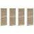 Uși de cabinet Other cu ușă 4 pcs Maro 140.5 x 59.5 x 2.1 cm GartenMobel Dekor