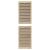 Uși de cabinet 4 pcs Maro 170 x 49.5 x 2.1 cm Lemn masiv de pin GartenMobel Dekor