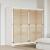 Uși de cabinet 4 pcs Maro 170 x 49.5 x 2.1 cm Lemn masiv de pin GartenMobel Dekor