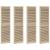 Uși de cabinet 4 pcs Maro 170 x 49.5 x 2.1 cm Lemn masiv de pin GartenMobel Dekor