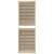 Uși de cabinet 4 pcs Maro 170 x 59.5 x 2.1 cm Lemn masiv de pin GartenMobel Dekor