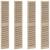 Uși de cabinet 4 pcs Maro 201 x 39.5 x 2.1 cm Lemn masiv de pin GartenMobel Dekor