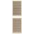 Uși de cabinet 4 pcs Maro 201 x 59.5 x 2.1 cm Lemn masiv de pin GartenMobel Dekor