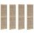 Uși de cabinet 4 pcs Maro 201 x 59.5 x 2.1 cm Lemn masiv de pin GartenMobel Dekor