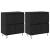 Bufeturi 2 pcs Stejar negru 120 x 35 x 70 cm Lemn compozit GartenMobel Dekor