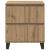 Bufeturi 2 pcs stejar artizanal 120 x 35 x 70 cm Lemn compozit GartenMobel Dekor