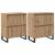 Bufeturi 2 pcs stejar artizanal 120 x 35 x 70 cm Lemn compozit GartenMobel Dekor