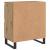 Bufeturi 2 pcs stejar artizanal 120 x 35 x 70 cm Lemn compozit GartenMobel Dekor