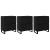 Bufeturi 3 pcs Stejar negru 180 x 35 x 70 cm Lemn compozit GartenMobel Dekor