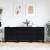 Bufeturi 3 pcs Stejar negru 180 x 35 x 70 cm Lemn compozit GartenMobel Dekor