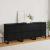 Bufeturi 3 pcs Stejar negru 180 x 35 x 70 cm Lemn compozit GartenMobel Dekor
