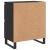 Bufeturi 3 pcs Stejar negru 180 x 35 x 70 cm Lemn compozit GartenMobel Dekor