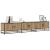 Cabinet TV stejar artizanal 210 x 35 x 41 cm Lemn compozit GartenMobel Dekor