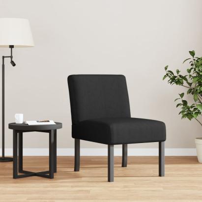 Fotoliu, negru, material textil GartenMobel Dekor