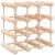 Raft de vin pentru 12 sticle, 36x23x36 cm, lemn masiv de pin GartenMobel Dekor