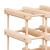 Raft de vin pentru 12 sticle, 36x23x36 cm, lemn masiv de pin GartenMobel Dekor