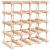 Raft de vin pentru 20 sticle, 46,5x23x46,5 cm, lemn masiv pin GartenMobel Dekor