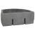 Chiuvetă suspendată Gri (38-45) x (30-35) x 15 cm Piatra de Râu GartenMobel Dekor