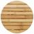 Scaun rotund scund, Ø30x36 cm, bambus GartenMobel Dekor