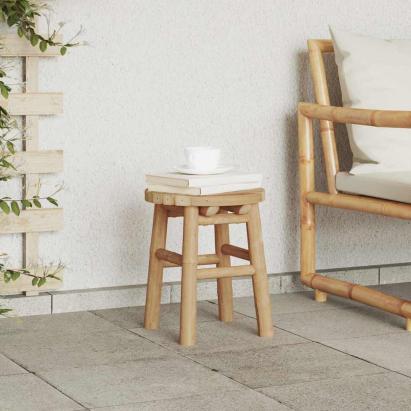Scaun rotund scund, Ø30x36 cm, bambus GartenMobel Dekor
