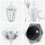 Lumina de grădină Alb 235 cm Aluminiu GartenMobel Dekor