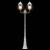 Lumina de grădină Alb 235 cm Aluminiu GartenMobel Dekor