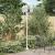 Stâlp de lumină pentru grădină Alb Aluminiu, Sticlă GartenMobel Dekor