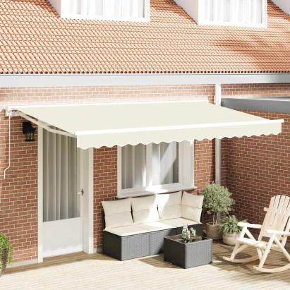 Material de înlocuire pentru copertină Crem 400 x 200 cm Pânză GartenMobel Dekor