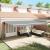 Copertină Manual Alb 6 x 3 m Metal GartenMobel Dekor