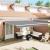 Copertină Manual Alb 5 × 3,5 m Metal GartenMobel Dekor