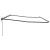 Copertină Manual Antracit 6 x 3 m Metal GartenMobel Dekor