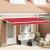 Material de înlocuire pentru copertină Roșu 400 x 200 cm Pânză GartenMobel Dekor