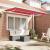 Material de înlocuire pentru copertină Roșu 350 x 250 cm Pânză GartenMobel Dekor
