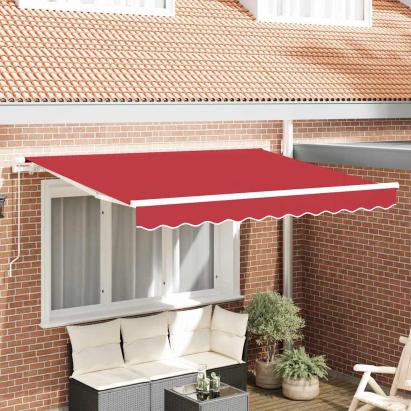 Material de înlocuire pentru copertină Roșu 350 x 250 cm Pânză GartenMobel Dekor