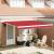 Material de înlocuire pentru copertină Roșu 400 × 350 cm Pânză GartenMobel Dekor