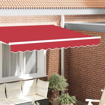 Baldachin Roșu 2.3 x 0.2 m Pânză GartenMobel Dekor