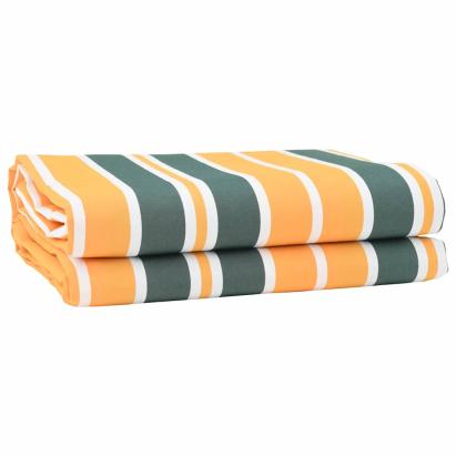Material de înlocuire pentru copertină Verde, galben 10 x 1.6 m GartenMobel Dekor