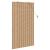 Rulou textil cu perdele Manual Maro deschis 100 x 160 cm Bambus GartenMobel Dekor