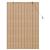 Rulou textil cu perdele Manual Maro deschis 120 x 160 cm Bambus GartenMobel Dekor