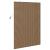 Jaluzea pentru Fereastră cu perdele Maro 110 x 160 cm Bambus GartenMobel Dekor