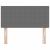 Tăblie cap cu headboard Gri deschis 80 cm Țesătură cu dungi GartenMobel Dekor